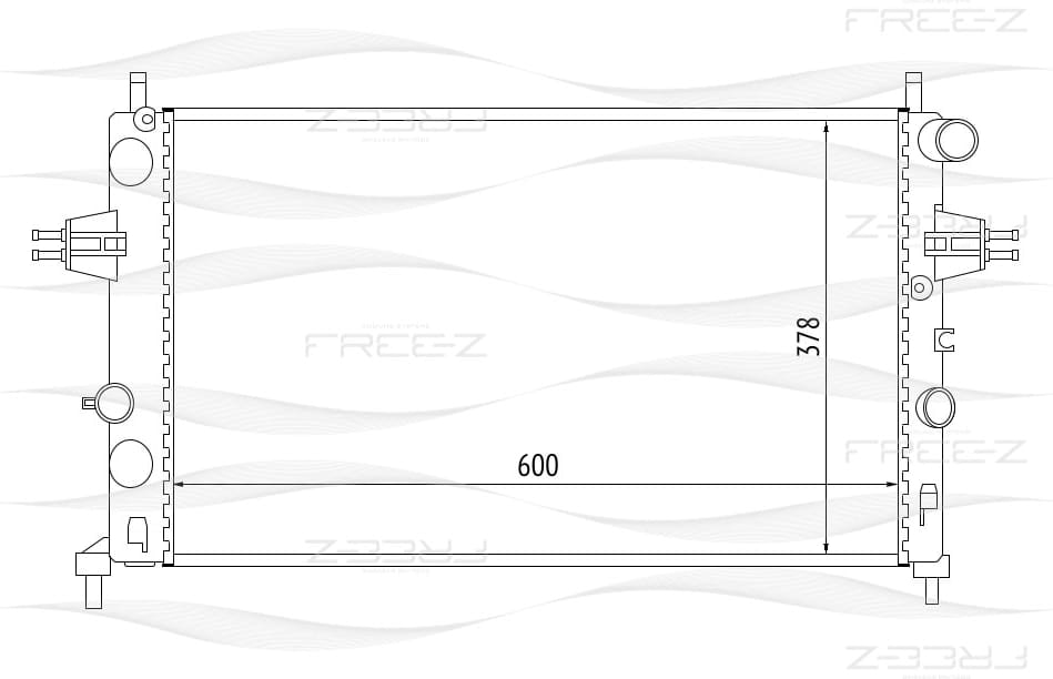 FREE-Z KK0160 Радиатор охлаждения