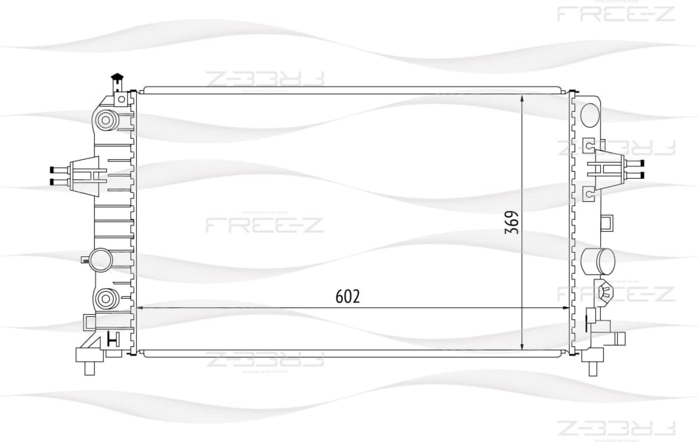 FREE-Z KK0163 Радиатор охлаждения
