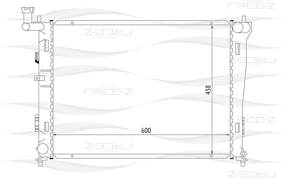FREE-Z KK0220 Радиатор охлаждения