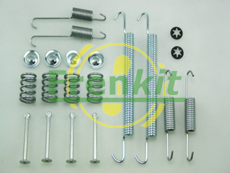 FRENKIT 950707 Установочный комплект барабанных тормозных колодок | зад |