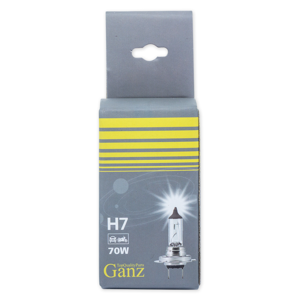 GANZ GIP06015 Лампа 24V H7 70W PX26d  1 шт. картон
