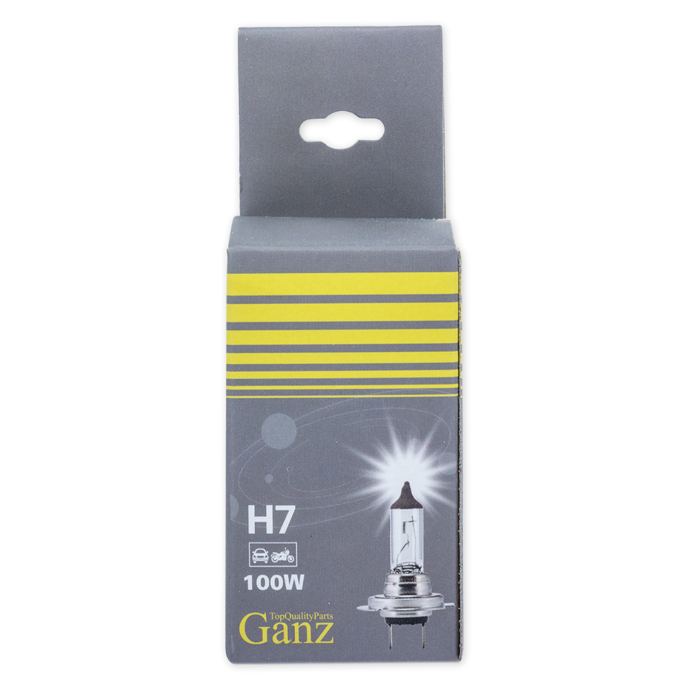 GANZ GIP06016 Лампа 24V H7 100W PX26d  1 шт. картон