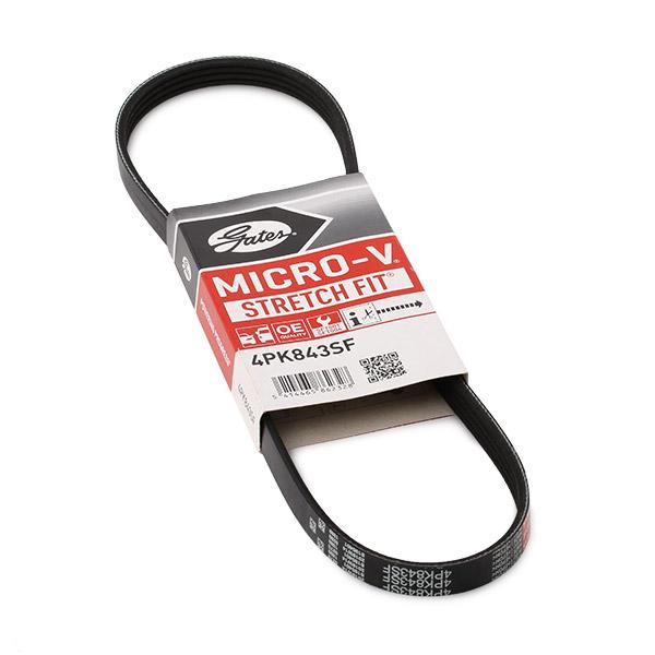 GATES 4PK843SF Поликлиновый ремень привода вспомогательных агрегатов Micro-V® StretchFit