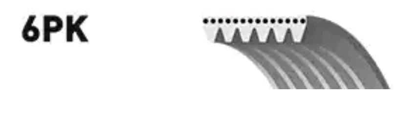 GATES 6PK1360 Ремень п/к