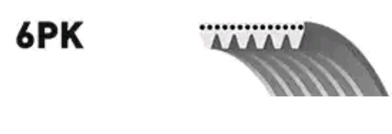 GATES 6PK1700 Ремень ручейковый 6PK1700