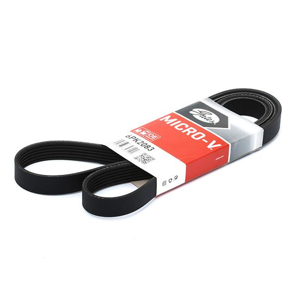 GATES 6PK2083 Поликлиновый ремень привода вспомогательных агрегатов Micro-V®