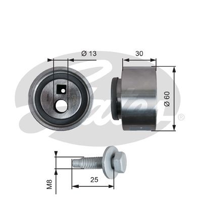 GATES WP0186 Водяной насос DriveAlign®