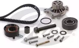 GATES KP15661XS Комплект ремня ГРМ VAG 2.5D 06- (с помпой)