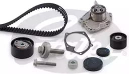 GATES KP55550XS Комплект ремня ГРМ + насос водяной