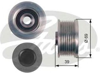 GATES OAP7149 Обгонная муфта генератора DriveAlign®
