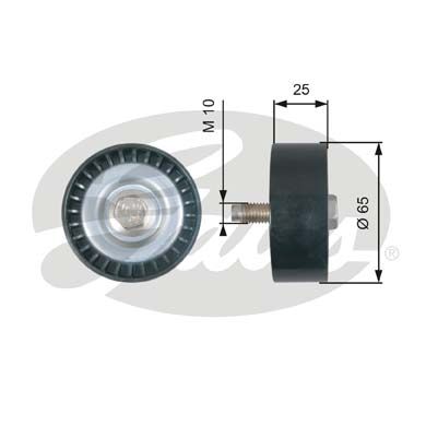 GATES T36322 Направляющий ролик привода вспомогательных агрегатов DriveAlign®