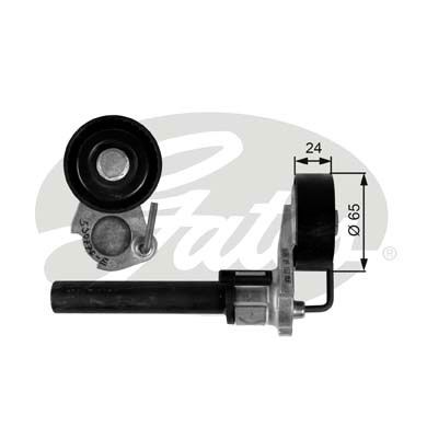 GATES T39087 Ролик натяжителя поликлин.ремня 7808-21487