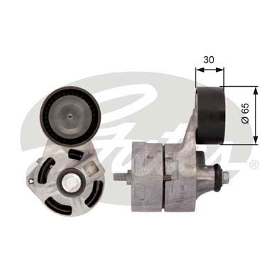 GATES T39108 Натяжитель ремня приводного FORD TRANSIT 2.4D/3.2D 06-