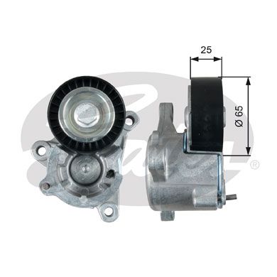 GATES T39193 Натяжитель ремня приводного PEUGEOT 206/307/406 2.0/2.2
