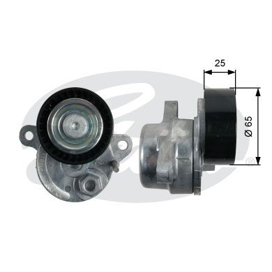 GATES T39212 Натяжной ролик привода вспомогательных агрегатов DriveAlign®
