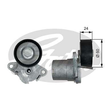 GATES T39272 Натяжной ролик привода вспомогательных агрегатов DriveAlign®
