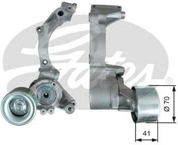 GATES T39296 Ролик натяжителя поликлин.ремня 7808-21696