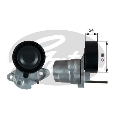 GATES T39380 Ролик натяжителя поликлин.ремня 7808-21780