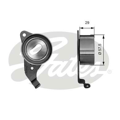 GATES T41067 Натяжной ролик привода ГРМ PowerGrip®