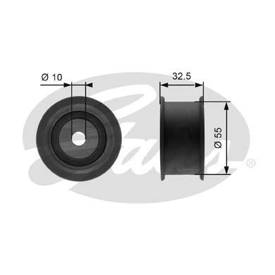 GATES T41101A Направляющий ролик привода ГРМ PowerGrip®