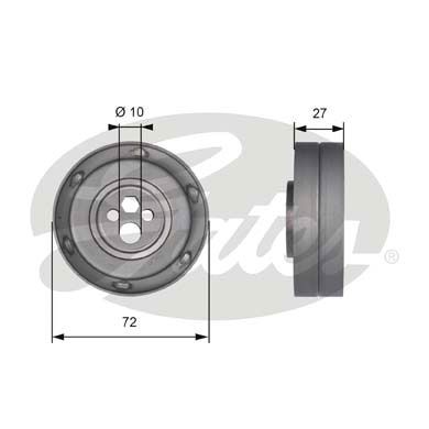 GATES T41216 Натяжитель ремня ГРМ 7786-21436