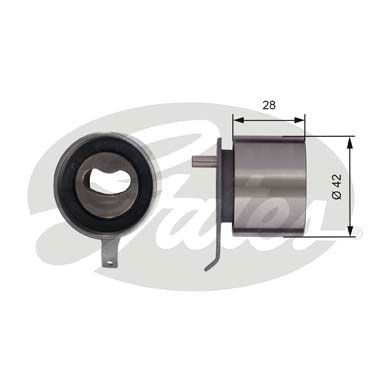 GATES T41267 Натяжной ролик привода ГРМ PowerGrip®