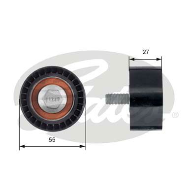 GATES T42150 Направляющий ролик привода ГРМ PowerGrip®