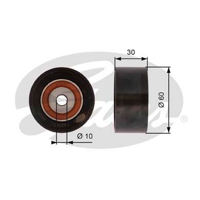 GATES T42162 Направляющий ролик привода ГРМ PowerGrip®