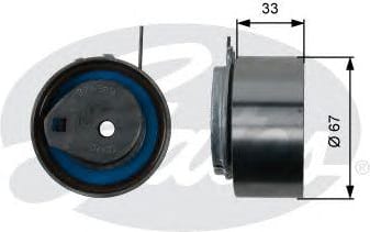 GATES T43008 Натяжной ролик привода ГРМ PowerGrip®