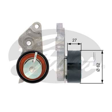 GATES T43127 Натяжитель ремня ГРМ FORD FOCUS II 1.4/1.6