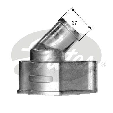 GATES TH15087G1 Термостат CHEVROLET LACETTI/EPICA/CAPTIVA 1.8/2.0/2.4 05-