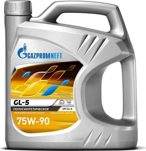 GAZPROMNEFT 253651868 Масло трансмиссионное 75W90 GAZPROMNEFT 4л полусинтетика GL-5