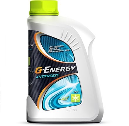G-ENERGY 2422210125 Антифриз g energy antifreeze 40 готовый (зеленый) 1кг