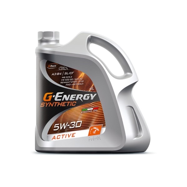 G-ENERGY 253142405 Масло моторное g energy synthetic active 5w30 синтетическое 4 л купить в Самаре