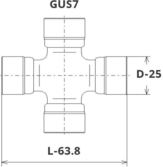 GMB GUS7 Крестовина карданной передачи