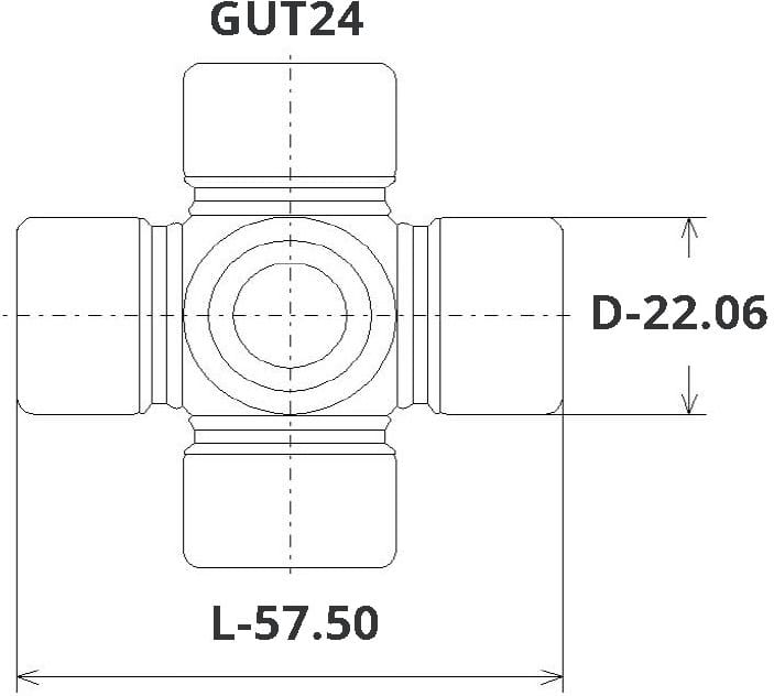 GMB GUT24 Крестовина