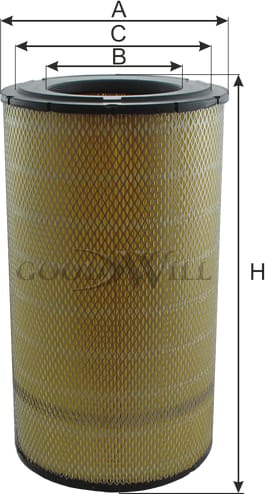 GOODWILL AG1068 Фильтр воздушный (внешний)