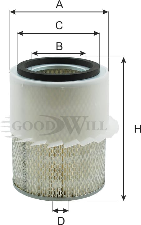GOODWILL AG176 Фильтр воздушный AG176