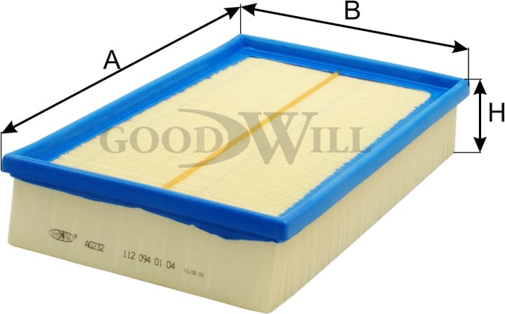 GOODWILL AG232 Фильтр воздушный