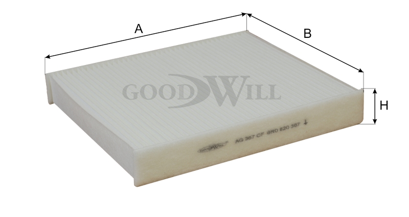 GOODWILL AG367CF Фильтр салонный