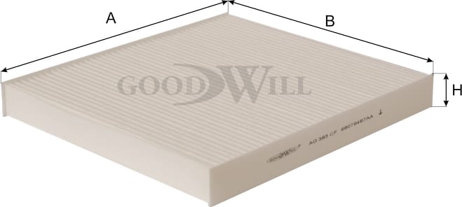 GOODWILL AG383CF Фильтр салонный