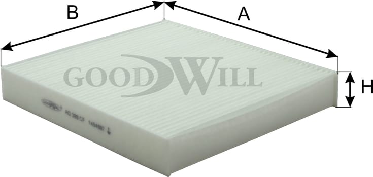GOODWILL AG388CF Фильтр салонный