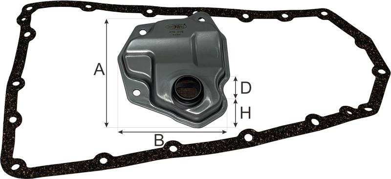 GOODWILL ATG015 Фильтр масляный АКПП