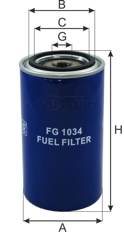 GOODWILL FG1034 Фильтр топливный KAMAZ, MAZ