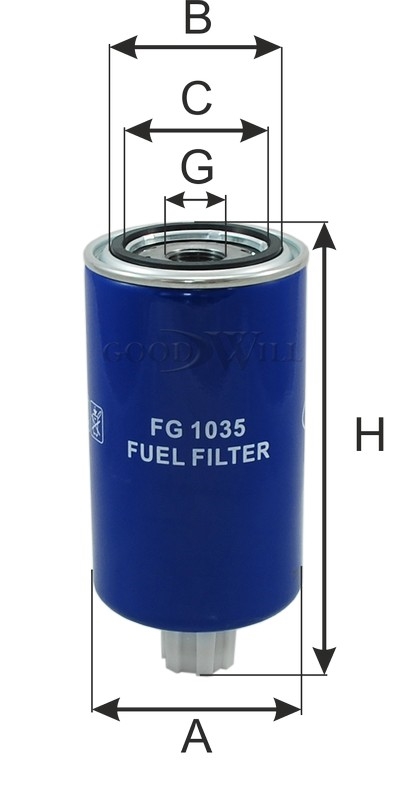 GOODWILL FG1035 Фильтр топливный