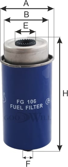 GOODWILL FG106 Фильтр топливный