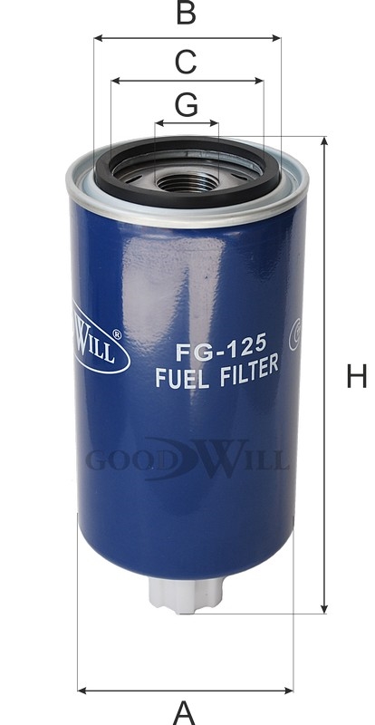 GOODWILL FG125 Фильтр топливный