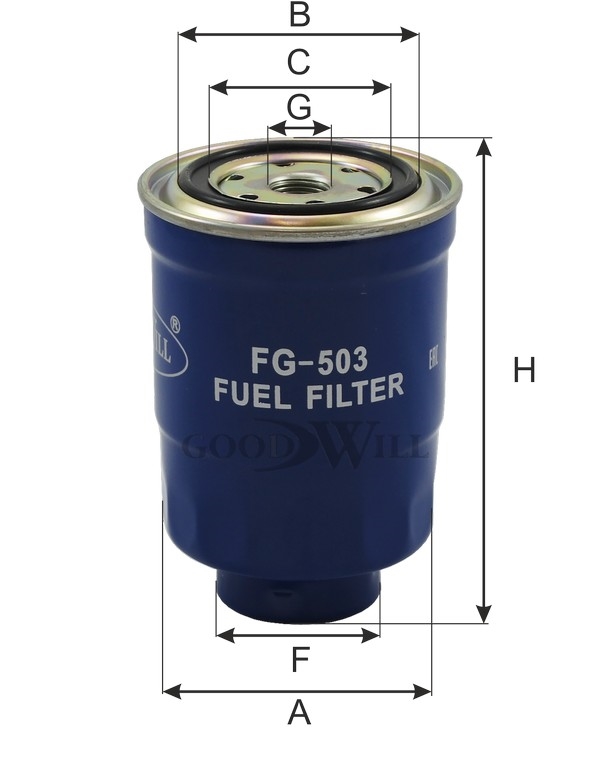 GOODWILL FG503 Фильтр топливный Nissan