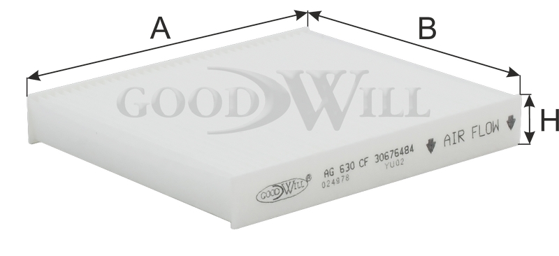 GOODWILL AG630CF Фильтр салонный