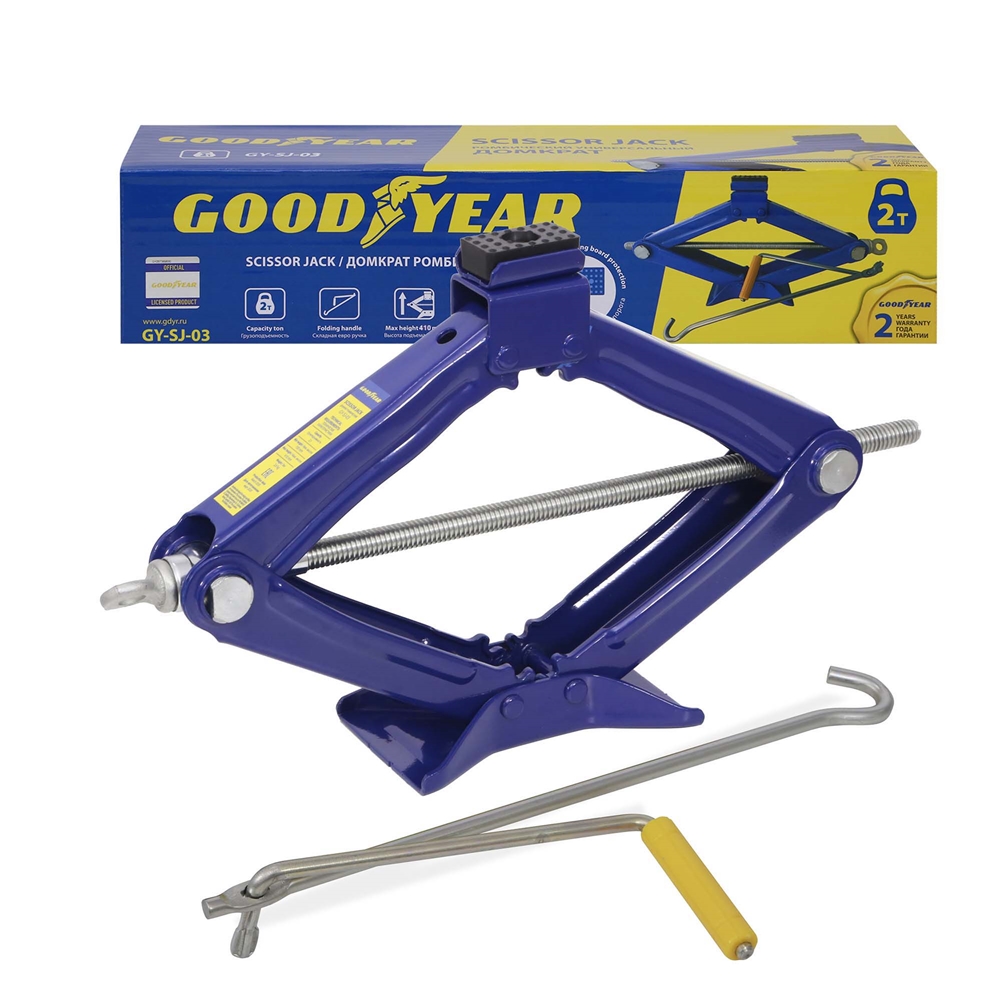GOODYEAR GY000912 Домкрат ромбический 2т 100-410 мм